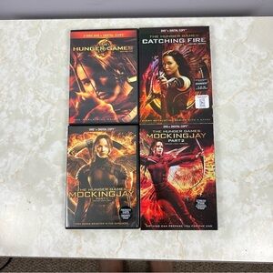 Hunger Games Trilogy 4 DVDs